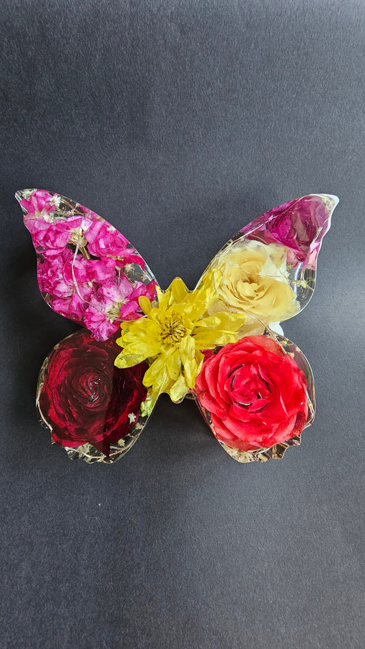 Butterfly Flower Block